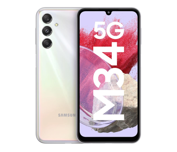 Samsung Galaxy M34 5G 6/128GB Srebrny 120Hz 6000mAh - 1190001 - zdjęcie